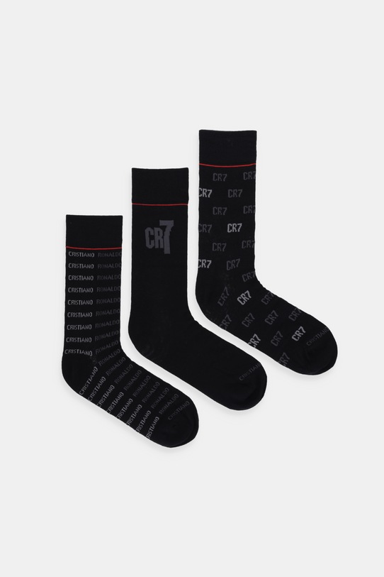 CR7 Cristiano Ronaldo skarpetki 3-pack skarpetki długie czarny 8283.80.119