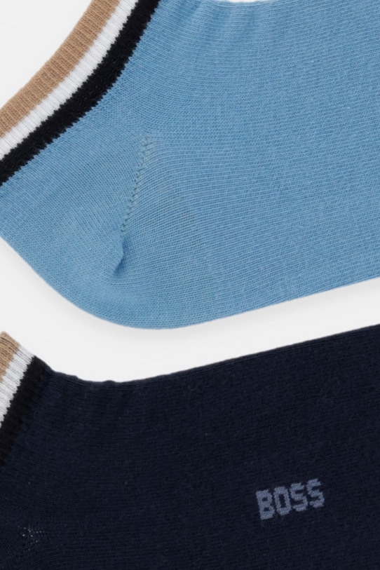BOSS носки для мужчин 2P AS Uni stripe CC 2 шт. 50491192 голубой AA00