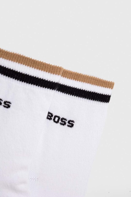 Шкарпетки BOSS 2-pack 50491195 білий SS25