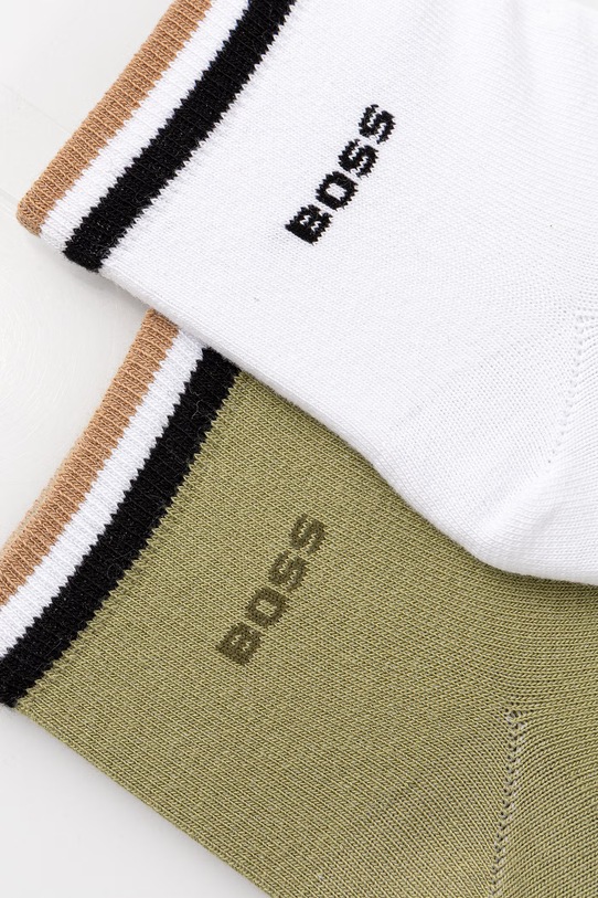 BOSS обикновени мъжки чорапи 2 броя 50491195 зелен AA00