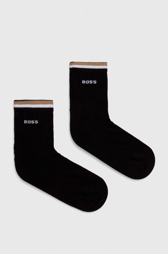 Ponožky BOSS 2-pack dlouhé ponožky černá 50491195