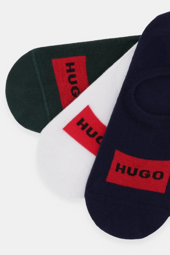 HUGO zokni 3 pár 50496082 zöld NC00