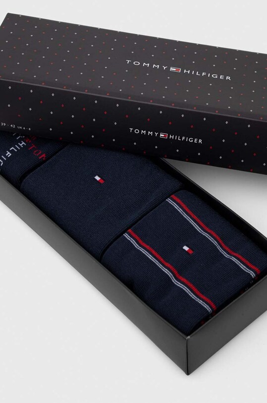 Oblečenie Ponožky Tommy Hilfiger 3-pak 701224445 tmavomodrá