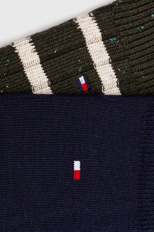 Tommy Hilfiger skarpetki 2-pack 701225396 zielony AW23
