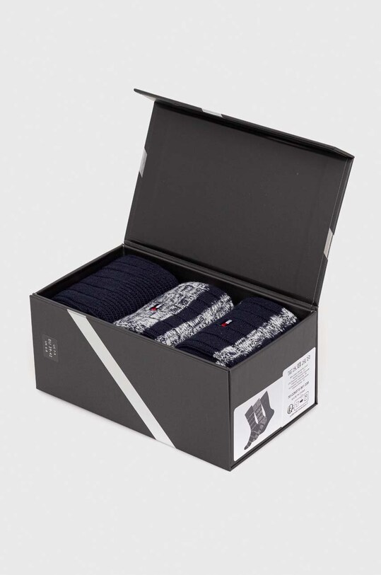 Odjeća Čarape Tommy Hilfiger 3-pack 701226073 mornarsko plava