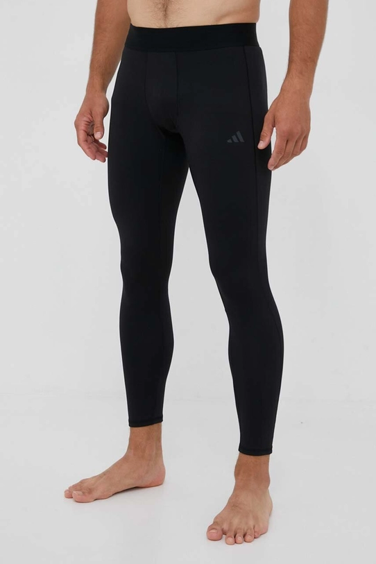 adidas Performance leggins de antrenament tricotaj negru IB3476