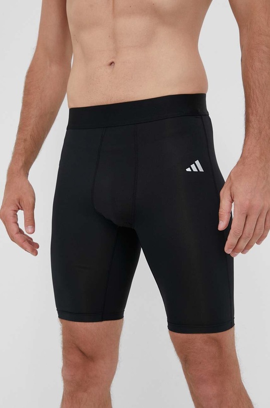 adidas Performance szorty treningowe Techfit z elastanem czarny HP0618