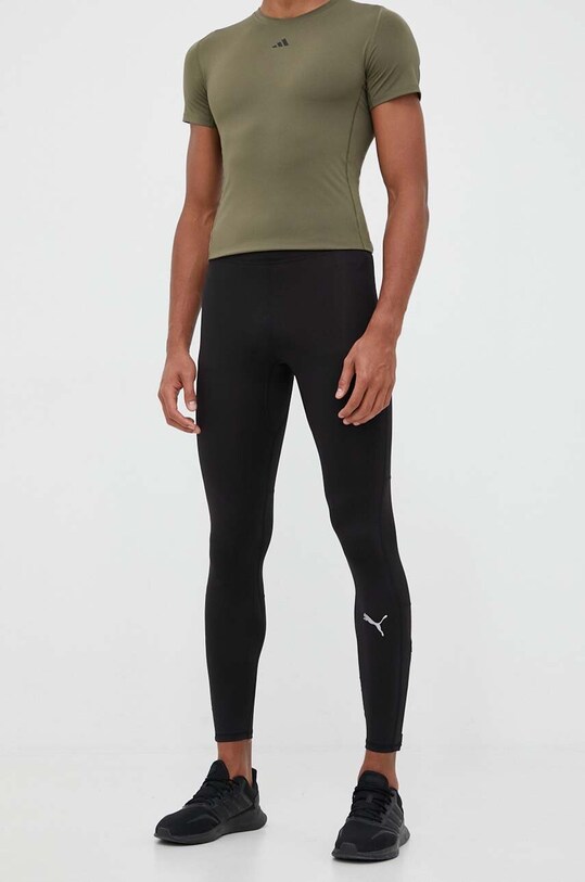 Bežecké legíny Puma Run Favorite s elastanom čierna 523161