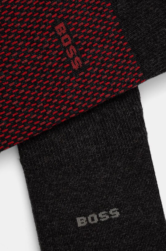 Шкарпетки BOSS 2-pack 50487872 сірий AW24