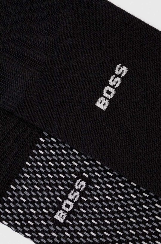 BOSS skarpetki 2-pack 50487872 czarny AW24