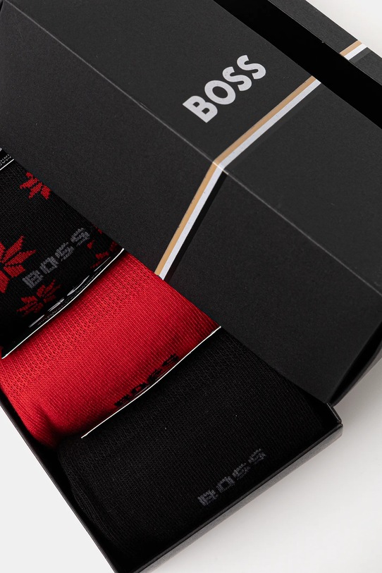 BOSS skarpetki 3-pack 50501729 czarny AW23