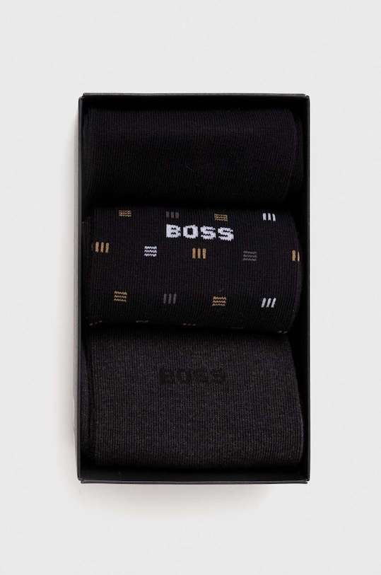 Ruházat BOSS zokni 3 db 50501906 fekete