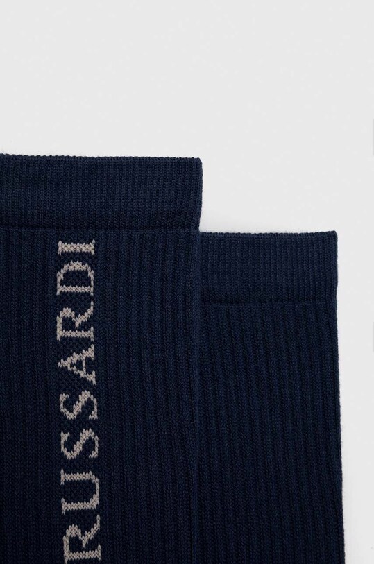 Trussardi sosete 57Z00342.0F000840 bleumarin AW23
