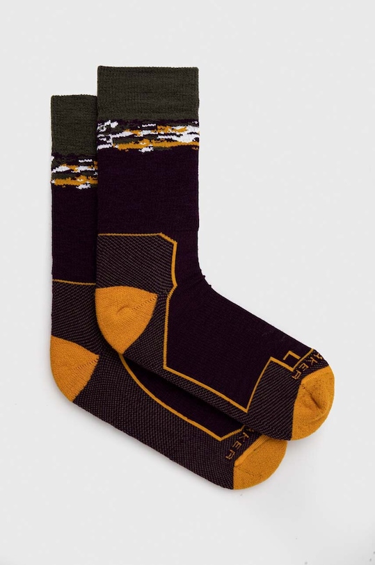 Κάλτσες Icebreaker Hike+ Medium μωβ IB0A56GH9191