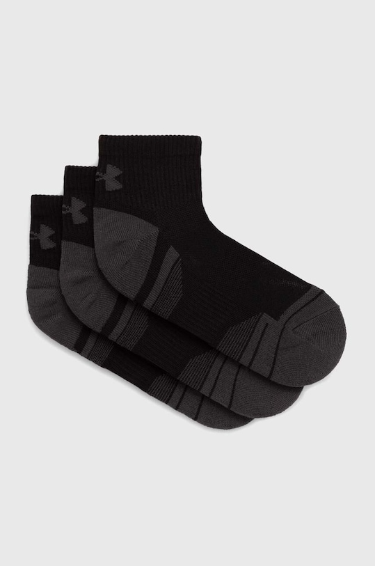 Ponožky Under Armour 3-pak dlhé ponožky čierna 1379510