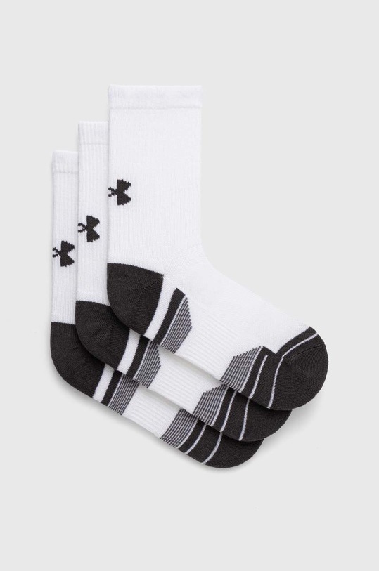 Ponožky Under Armour 3-pack dlouhé ponožky bílá 1379512