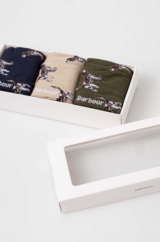 Ruházat Barbour zokni 3 db MGS0037 többszínű