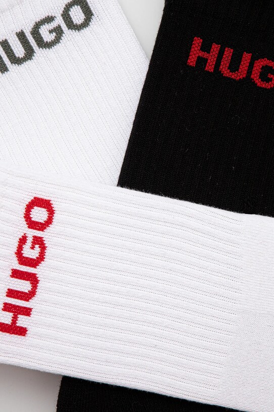 HUGO sosete 6-pack 50510187 alb SS25