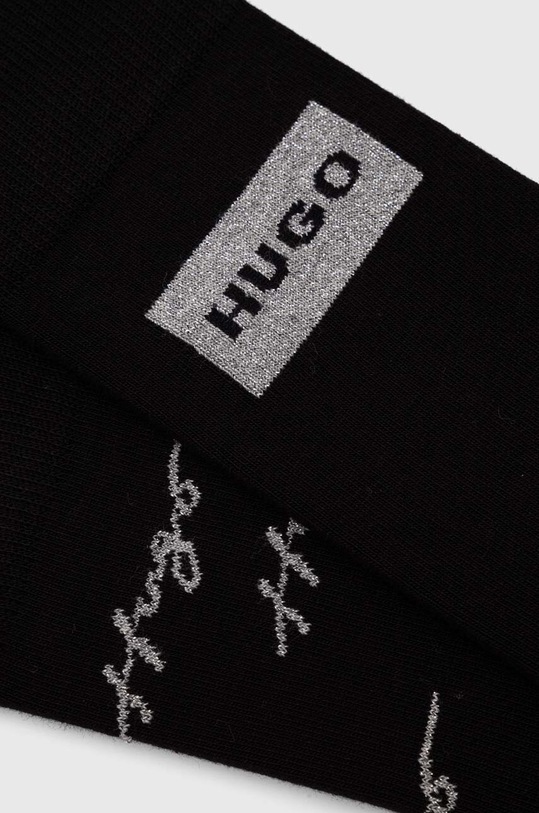 Čarape HUGO 2-pack 50502015 crna AW23
