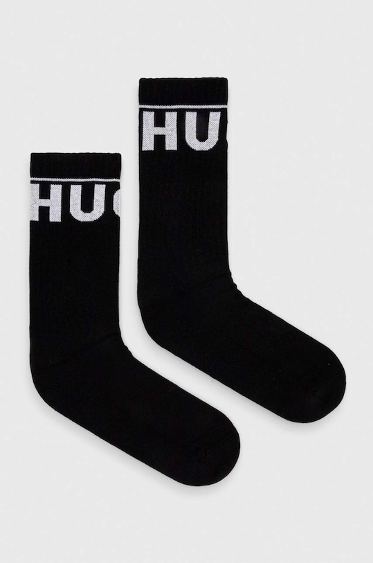Шкарпетки HUGO 2-pack довгі шкарпетки чорний 50510647
