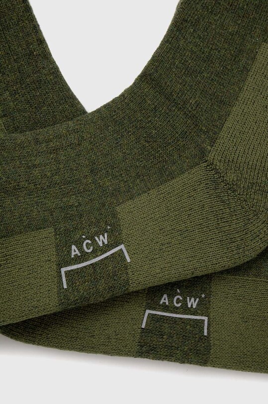 A-COLD-WALL* skarpetki LONG ARMY SOCK ACWMSK036 zielony AW23