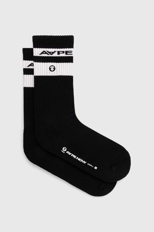 AAPE sosete Rib w/ Stripe