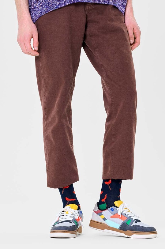 Happy Socks skarpetki Sausage Sock P000042 granatowy AW23