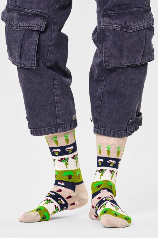 Ponožky Happy Socks Veggie Stripe Sock P000135 viacfarebná AW23