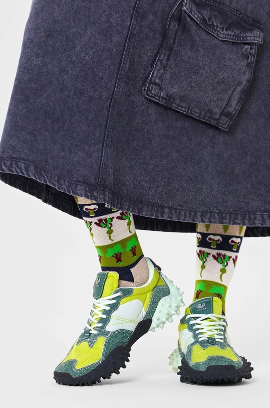 Oblečenie Ponožky Happy Socks Veggie Stripe Sock P000135 viacfarebná