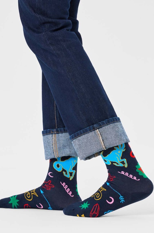 Ruházat Happy Socks zokni Zodiac Capricorn P000148 sötétkék