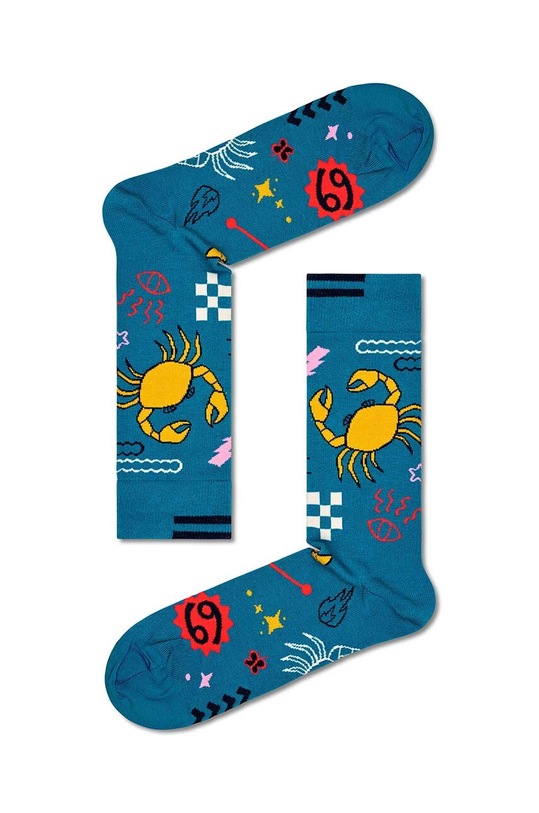 Happy Socks zokni Zodiac Cancer hosszúszárú zokni kék P000142