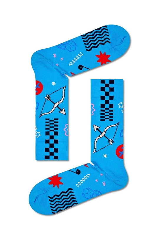 Happy Socks zokni Zodiac Sagittarius hosszúszárú zokni türkiz P000147
