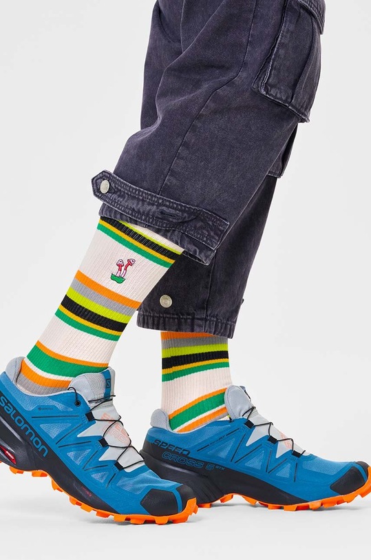 Ruházat Happy Socks zokni Always Grow Crew Sock P000209 bézs