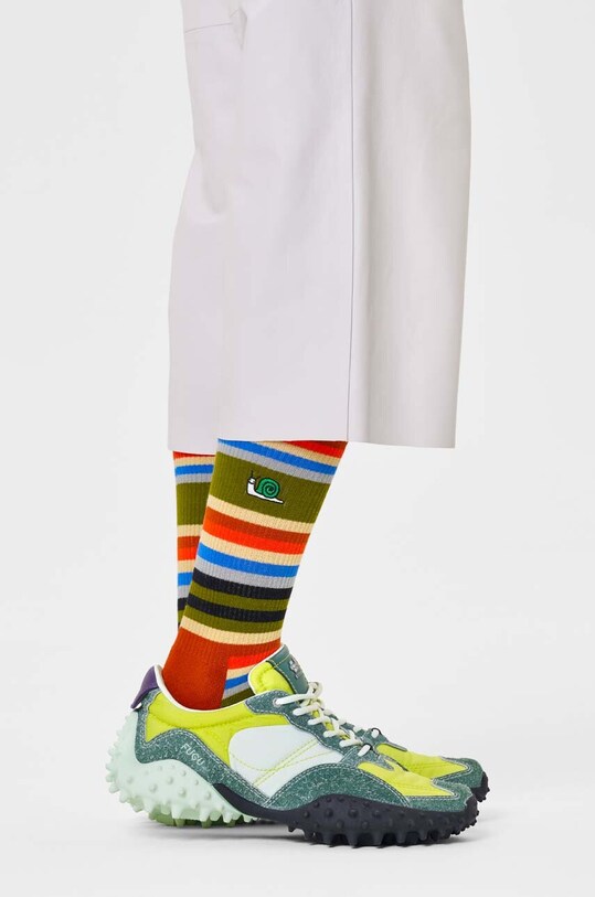 Happy Socks skarpetki Speed Of A Snail Crew Sock P000208 multicolor AW23