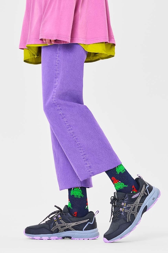 Oblečení Ponožky Happy Socks Forest Wizard 3/4 Crew Sock P000204 námořnická modř