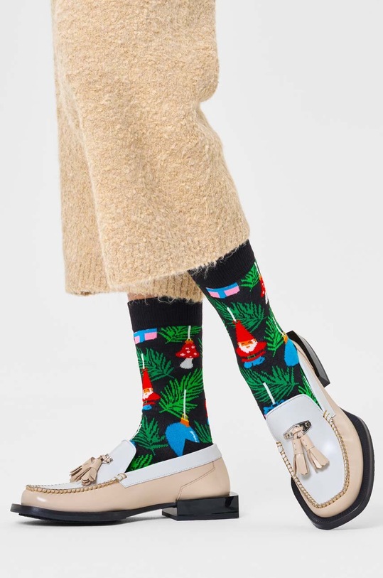 Ponožky Happy Socks Christmas Tree Decoration Sock P000260 černá AW23