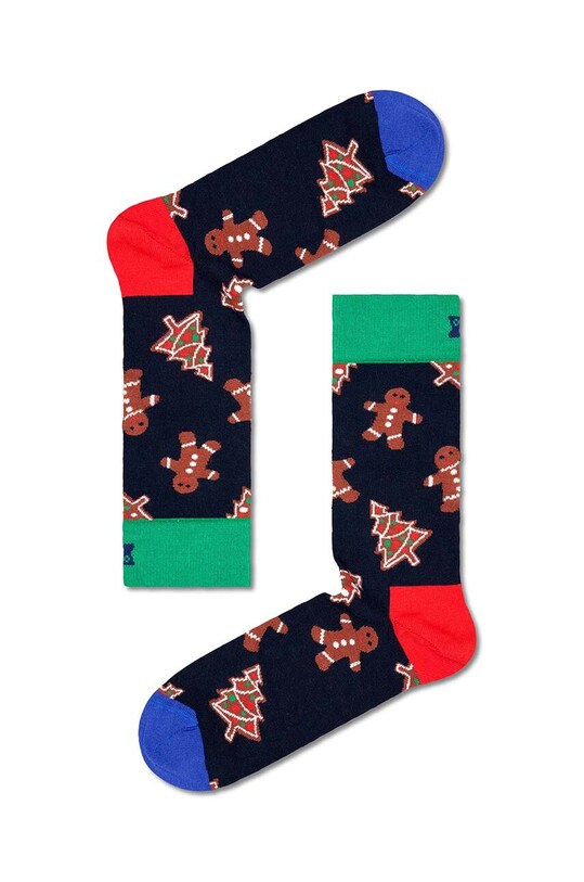 Шкарпетки Happy Socks Christmas довгі шкарпетки темно-синій P000405