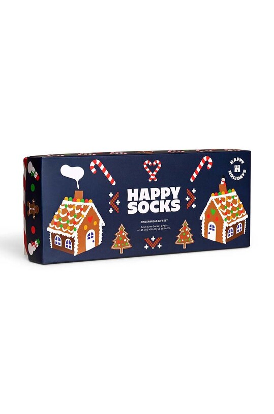 Κάλτσες Happy Socks Gingerbread Socks Gift Set 4-pack P000334
