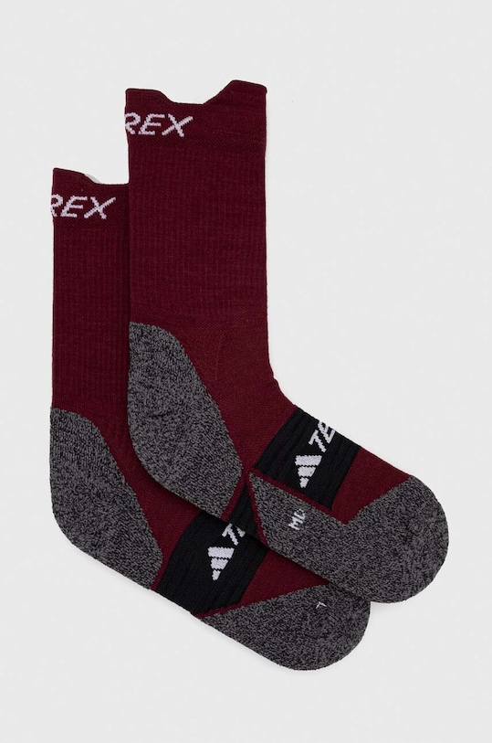 adidas TERREX skarpetki bordowy IK8333