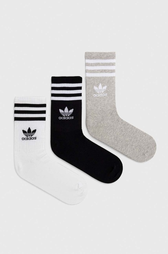 adidas Originals șosete 3-pack sosete lungi alb IL5023