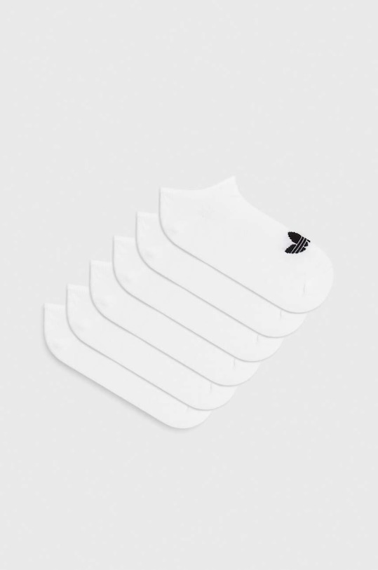 Čarape adidas Originals 6-pack natpis bijela IJ5623