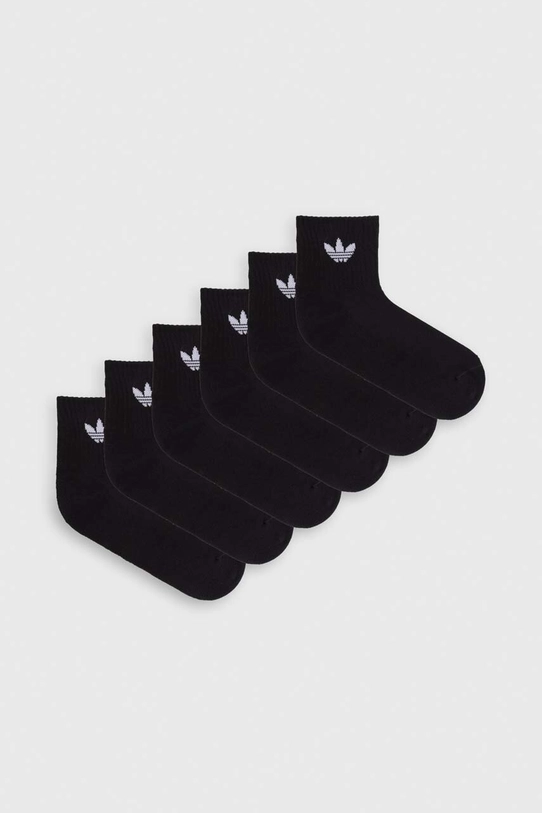 Шкарпетки adidas Originals 6-pack довгі шкарпетки чорний IJ5626