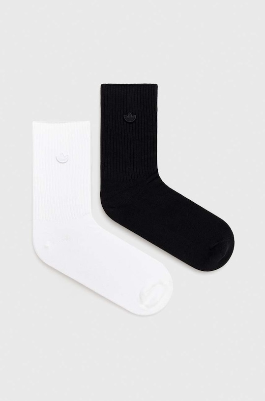 adidas Originals șosete 2-pack sosete lungi alb IC8699