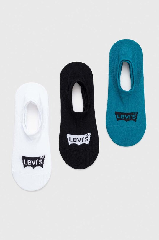 Κάλτσες Levi's 3-pack κοντές κάλτσες τιρκουάζ 37157.0967