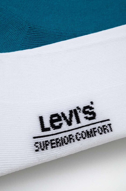 Κάλτσες Levi's 2-pack 37157.0984 τιρκουάζ AW23