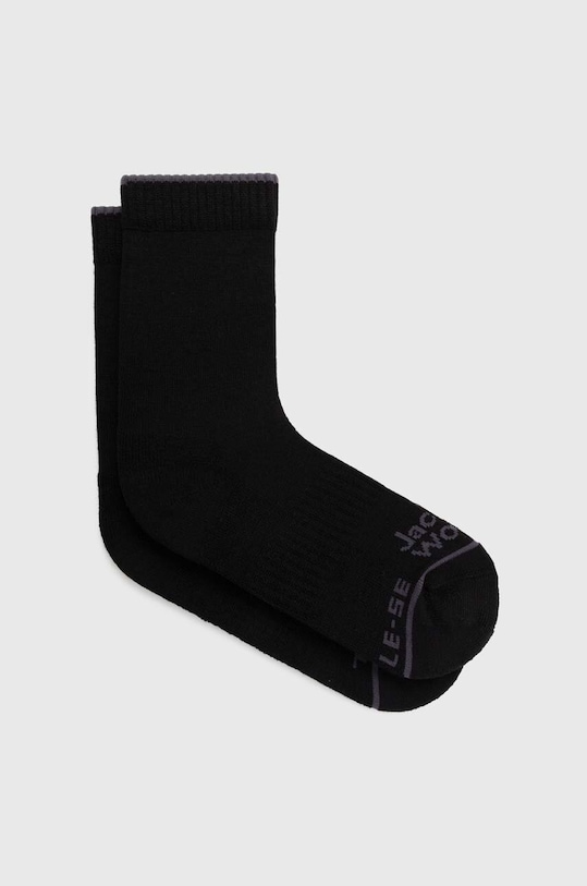 Jack Wolfskin gyapjú zokni Hike Merino fekete 1911491