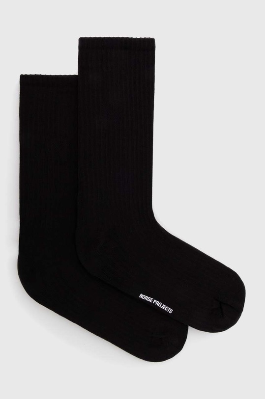Norse Projects socks Bjarki N Logo Sport Sock - 2 Pack ankle socks black N82.0065.9999