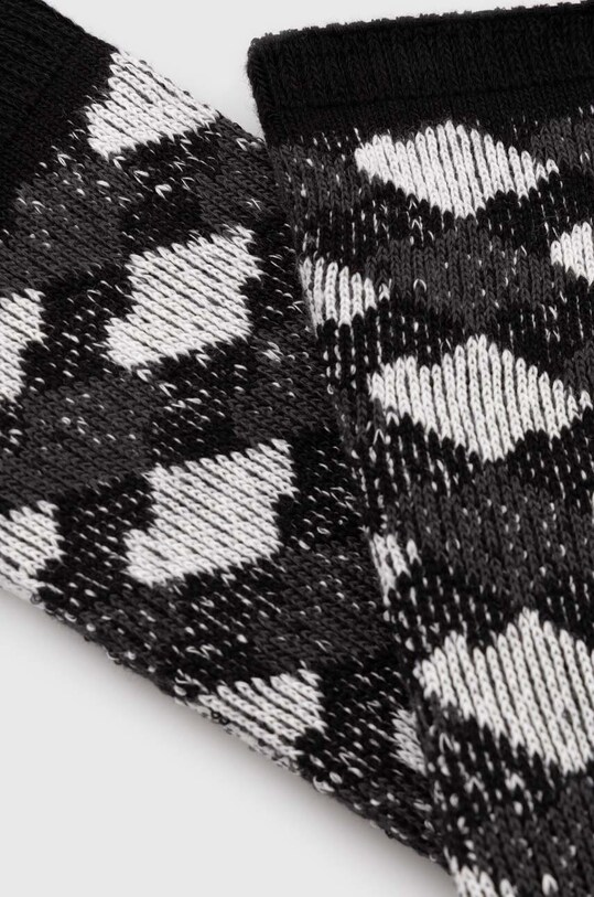 Ader Error șosete Tenit Gingham BMADFWAC0303 negru AW23
