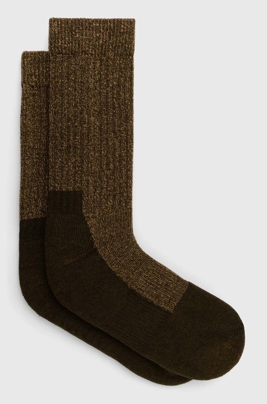 Шкарпетки з домішкою вовни Red Wing Socks довгі шкарпетки зелений 97643.09120
