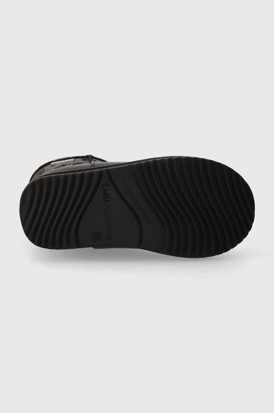 Παιδικές δερμάτινες χειμερινές μπότες Emu Australia Trigg Spray K12945.Trigg.Spray μαύρο